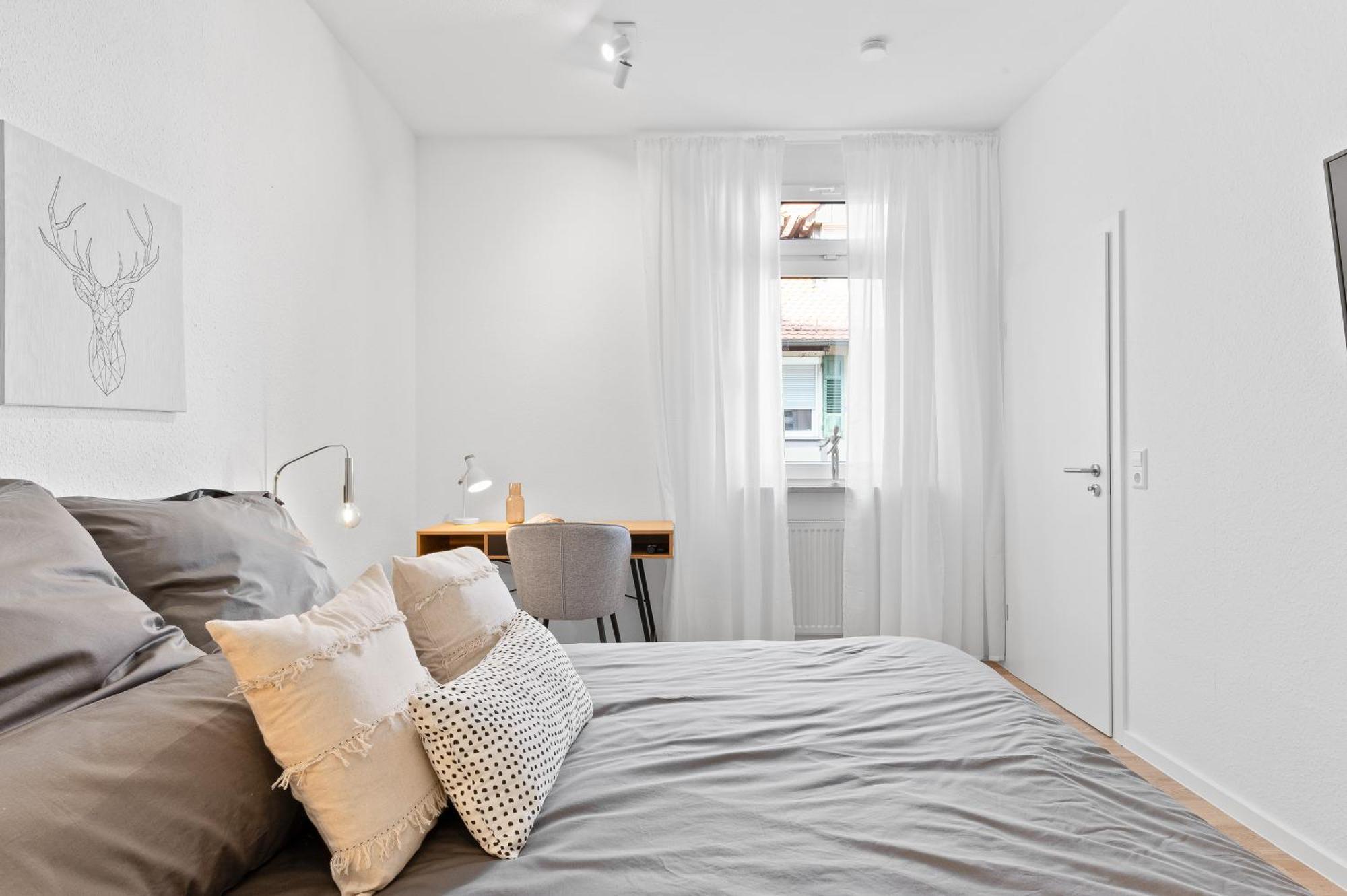 Helle Zentrumsnahe Familienfreundliche Ferienwohnung フェルバッハ エクステリア 写真